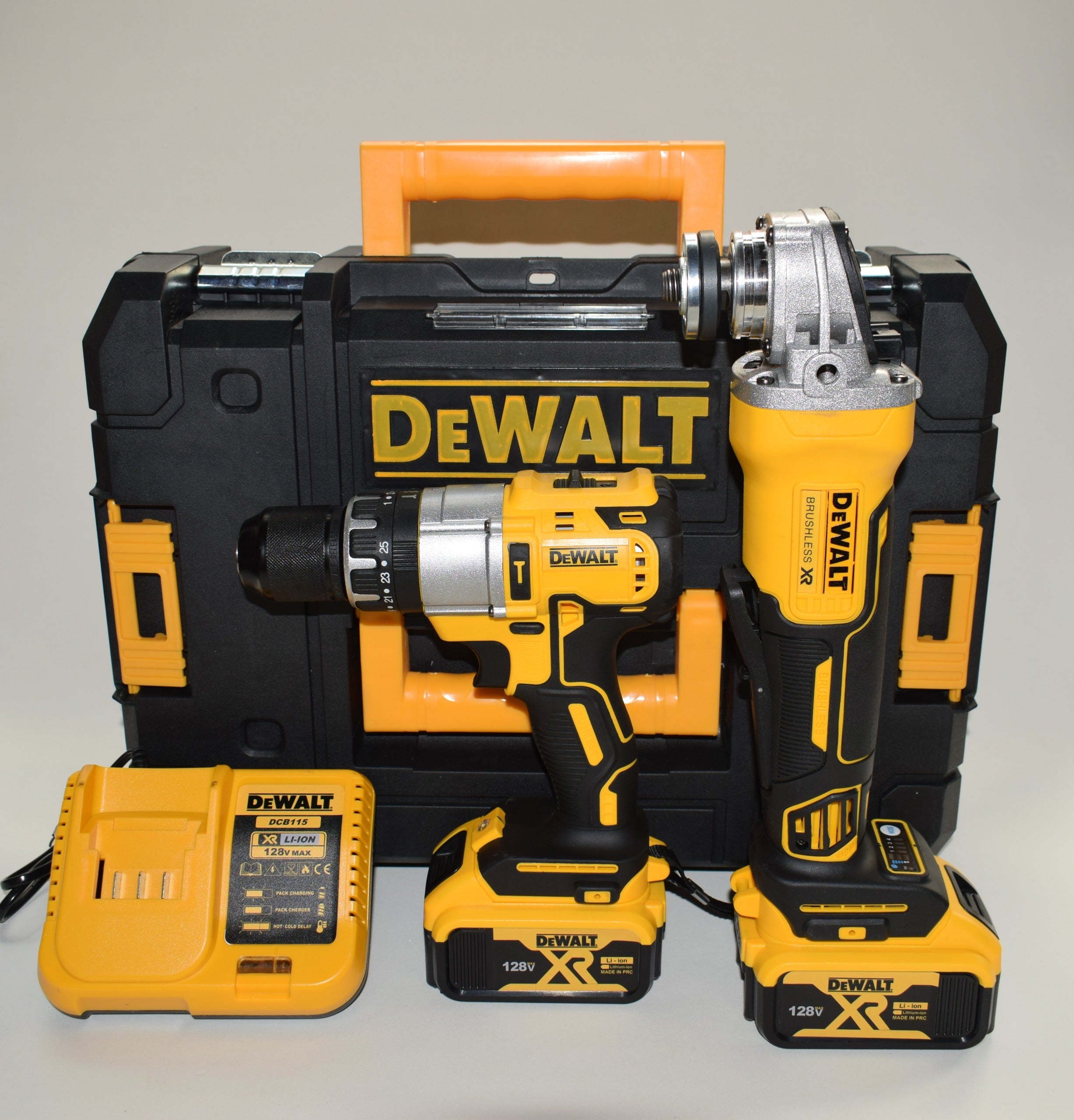 Combo taladro + pulidora inalámbricos DeWALT